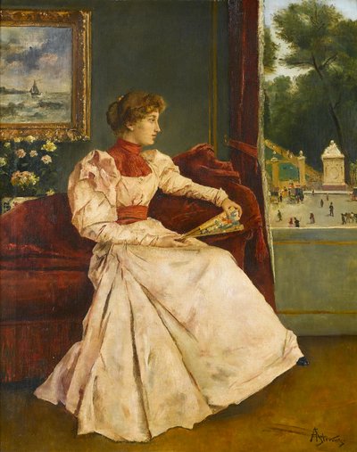 At Home by Alfred Emile Stevens